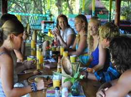 breakfast at cabarete surf camp