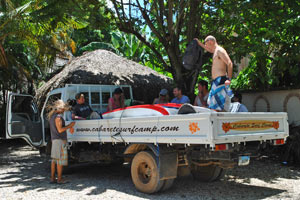 surfbus, transfer from Cabarete to Encuentro